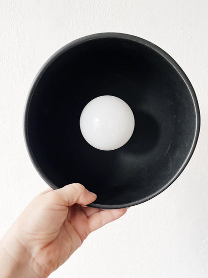 Cedar and Moss Ceramic Light Fixture