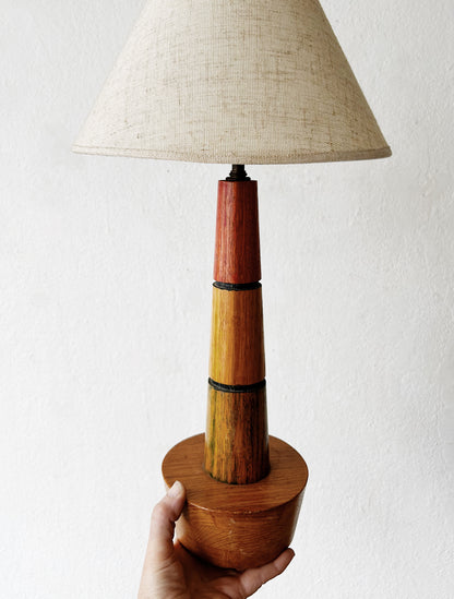 Vintage Folk Art Lamp