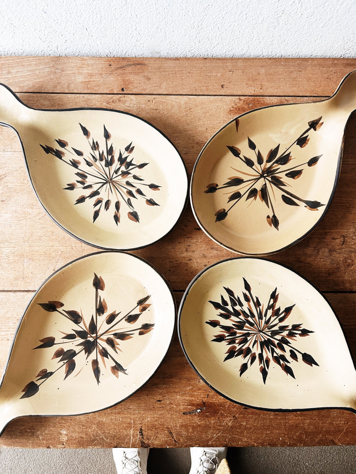 Vintage Pacific Stoneware Handled Dishes
