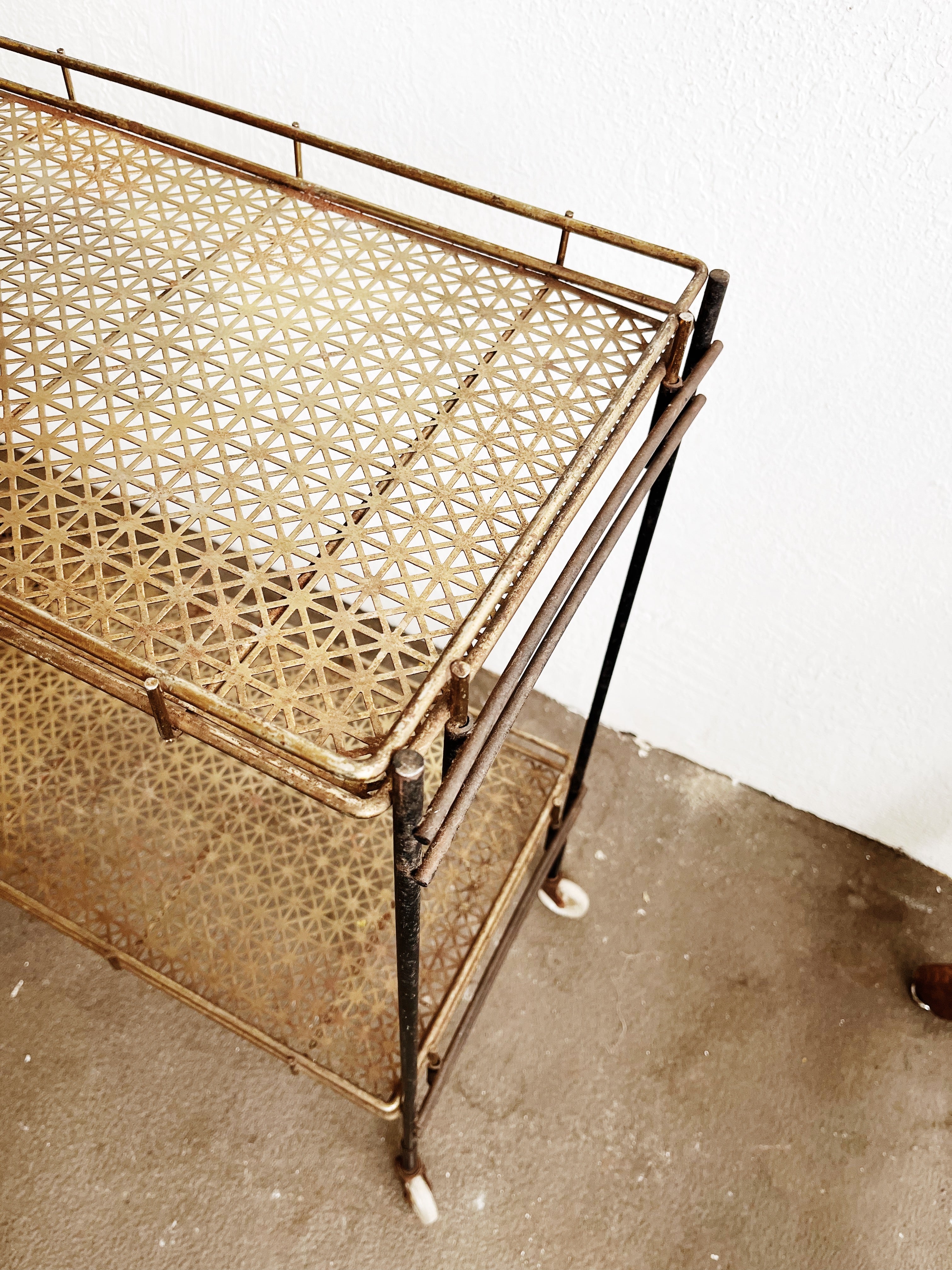 Vintage Mesh Cart - Thumbnail 4