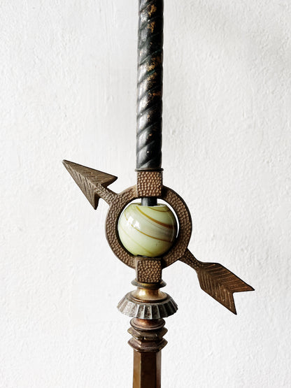 Art Deco Bridge Arm Lamp