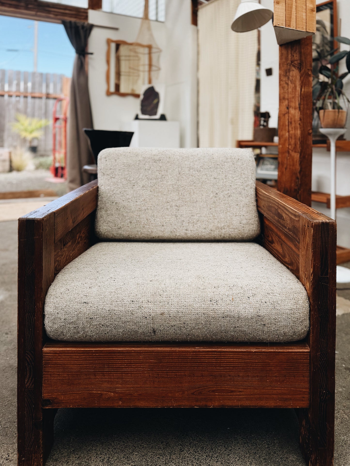 Vintage Wooden Arm Chair