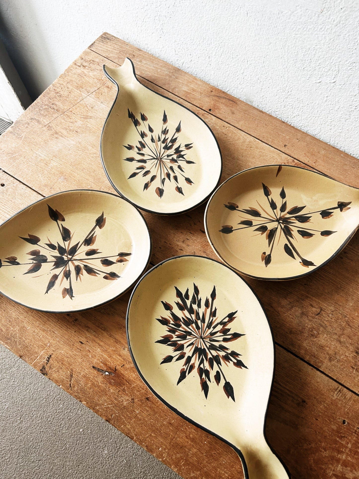 Vintage Pacific Stoneware Handled Dishes