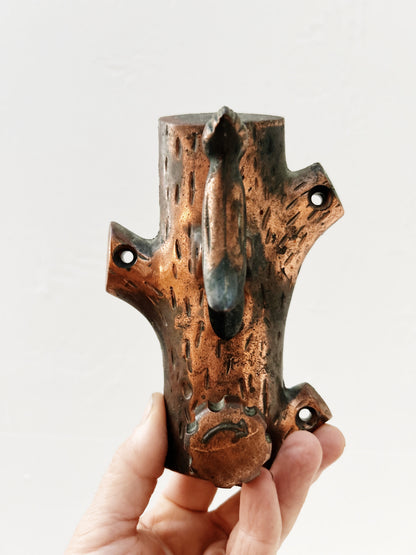 Vintage Copper Plated Door Knocker