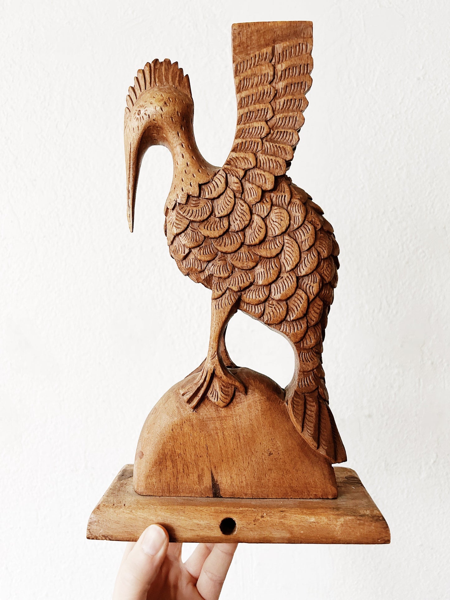 Hand Carved Wood Sculpture