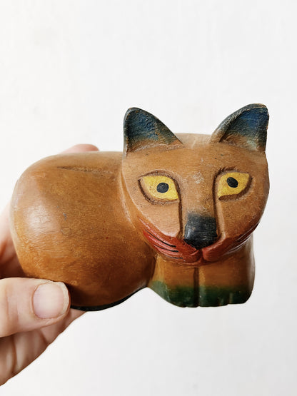 Vintage Folk Art Bookends