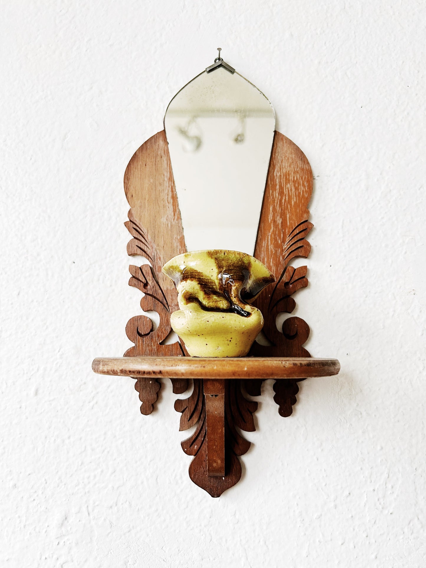 Deco Era Mirrored Wall Shelf