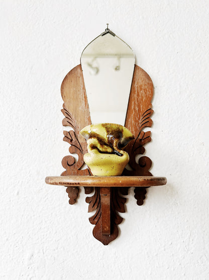 Deco Era Mirrored Wall Shelf