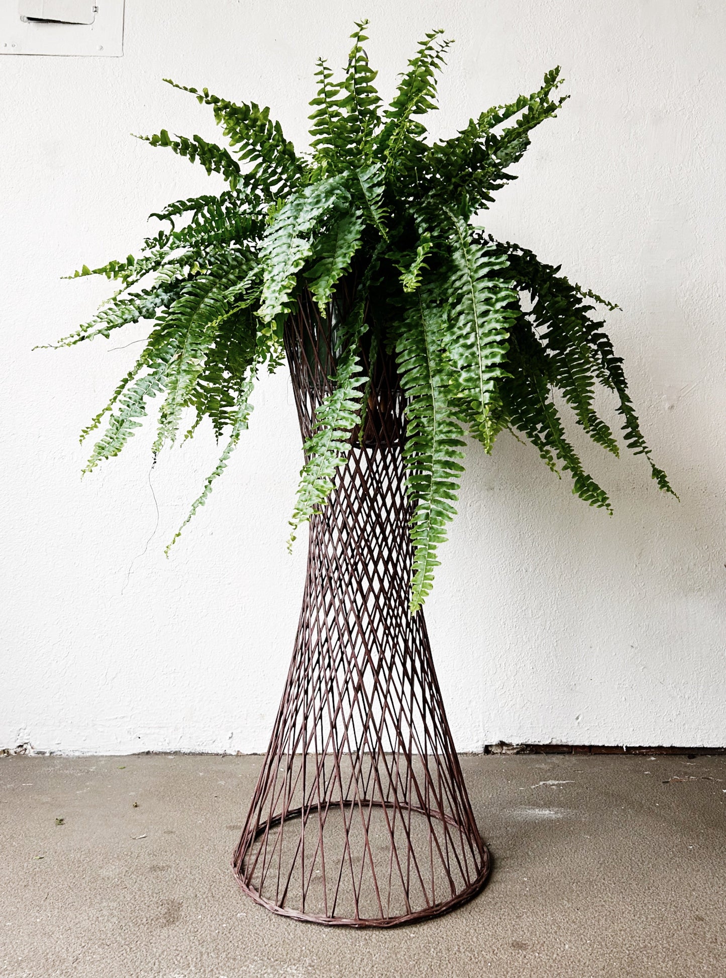 Tall Mid century Spun fiberglass Plant Stand