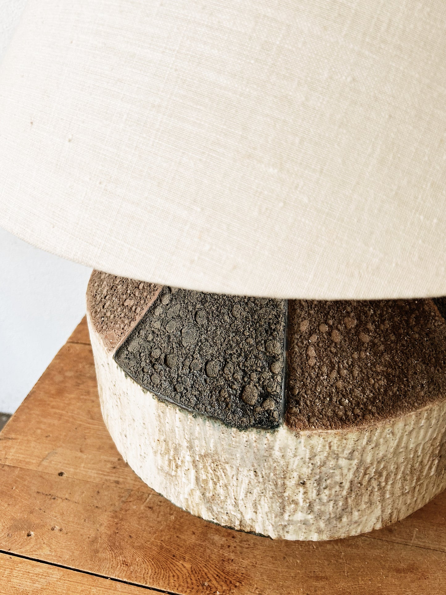 Large 1970s Brutalist Lamp