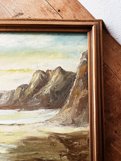 Mid Century Seascape Painting