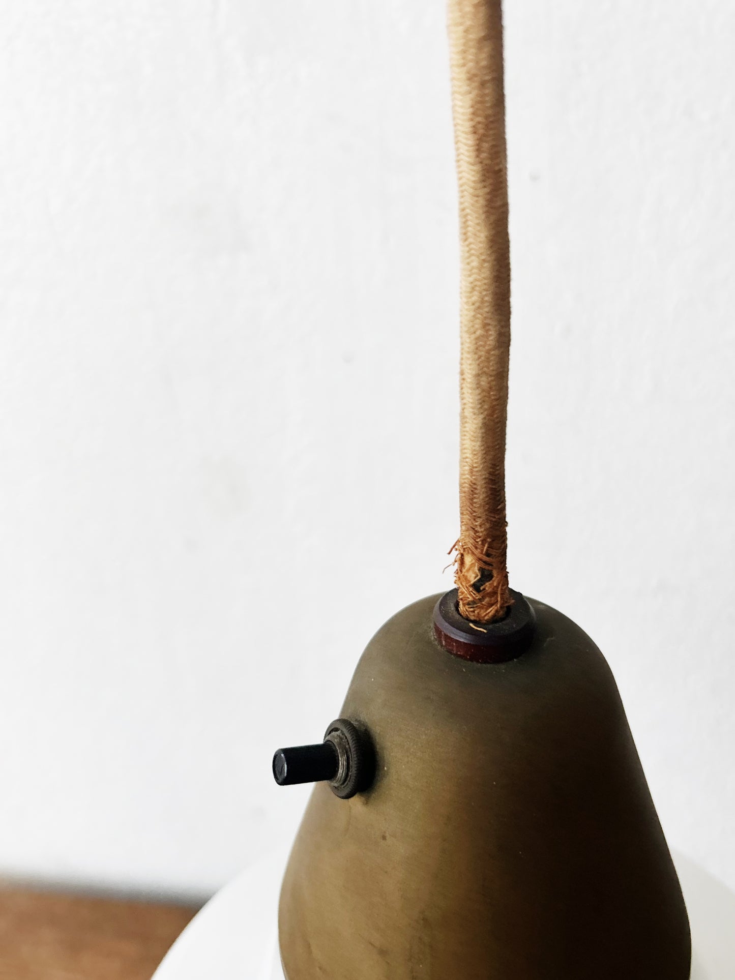 Mid Century Pendant Lamp with Pulley