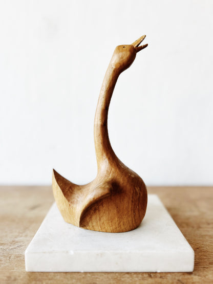 Hand Carved Modernist Bird