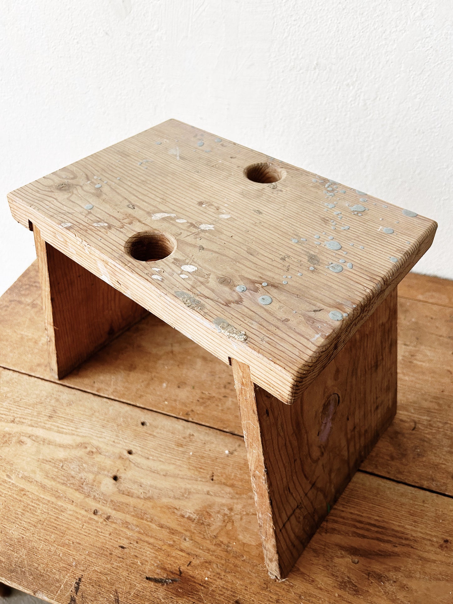 Primitive Wood Stool