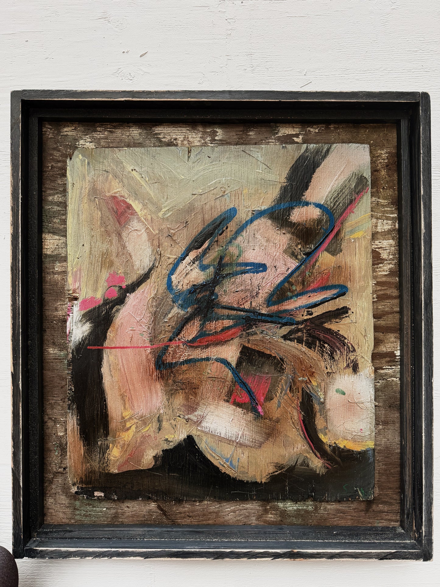 Vintage Abstract Expressionist Painting