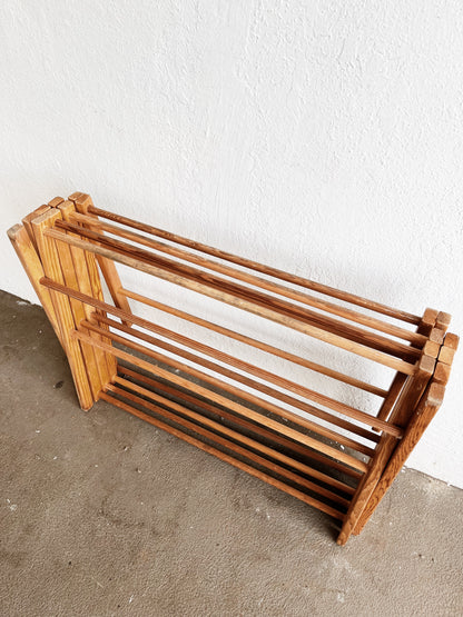 Large Vintage Collapsible Drying Rack