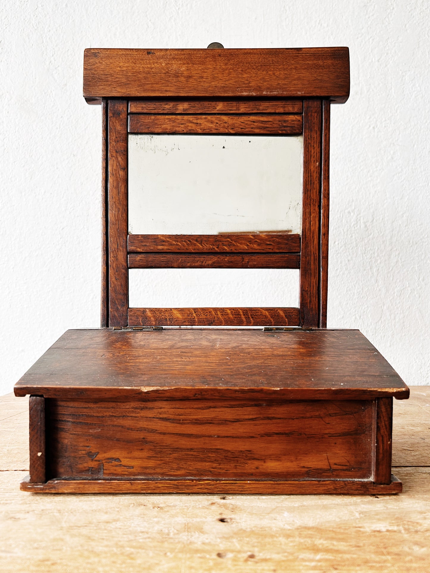 Primitive Mirrored Cabinet