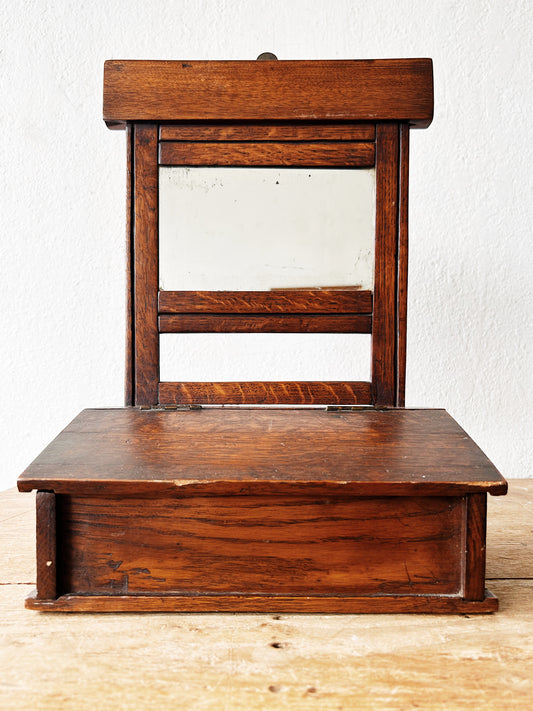 Primitive Mirrored Cabinet