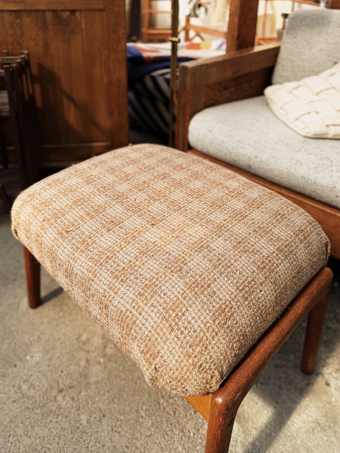 Vintage Danish Ottoman