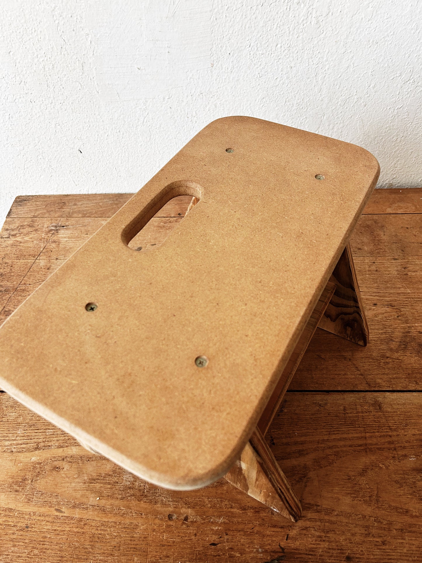 Vintage Handmade Wood Stool