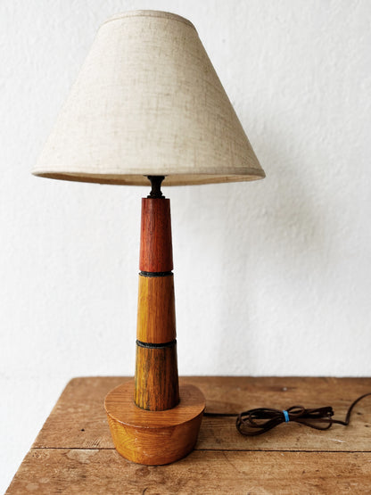 Vintage Folk Art Lamp