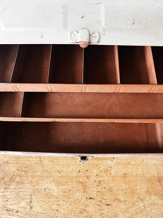 Mid Century All Metal Toolbox