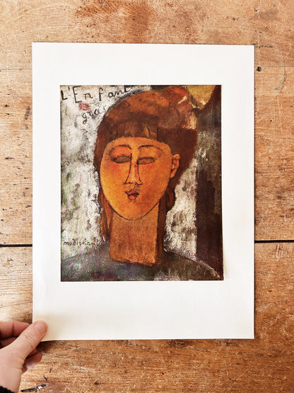 Vintage Abram’s Art Large Modigliani Folio