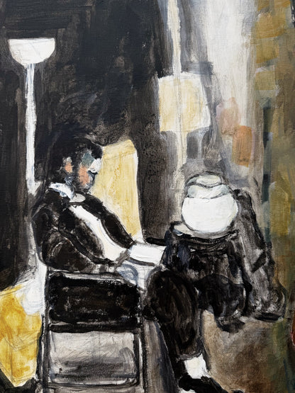 Vintage Figural Painting