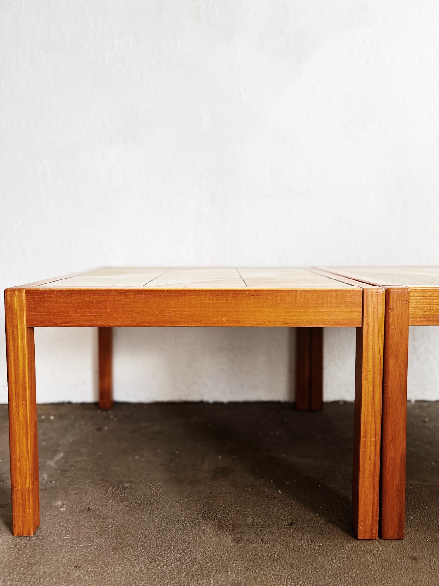 Gangso Møbler Danish Teak and Ceramic Inlay Table