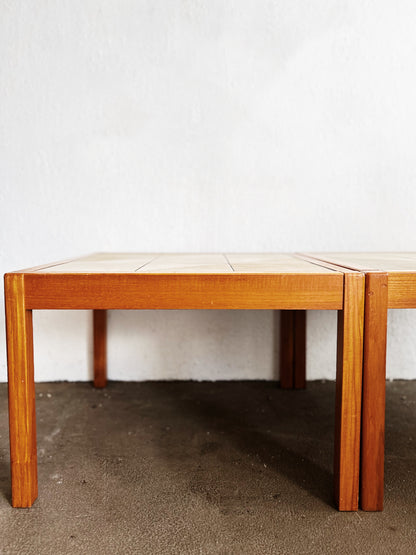 Gangso Møbler Danish Teak and Ceramic Inlay Table