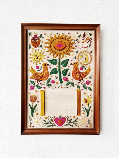 Handmade Felt Pictorial Calendar