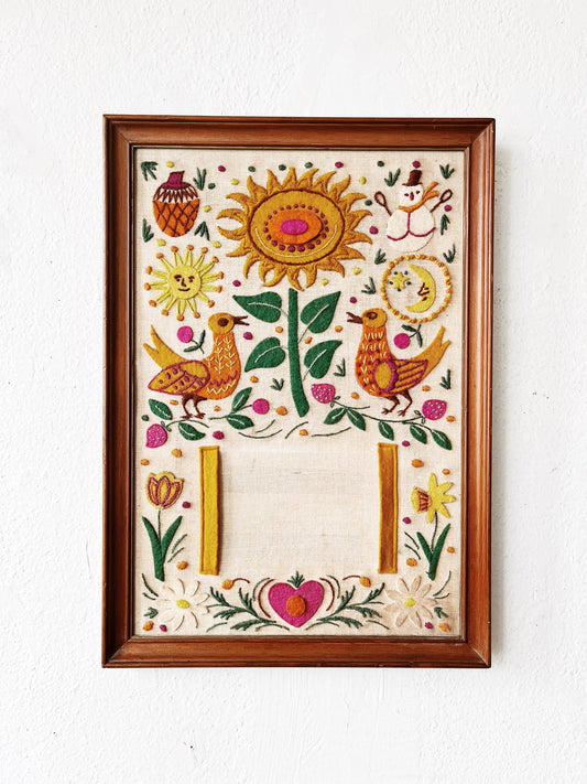 Handmade Felt Pictorial Calendar