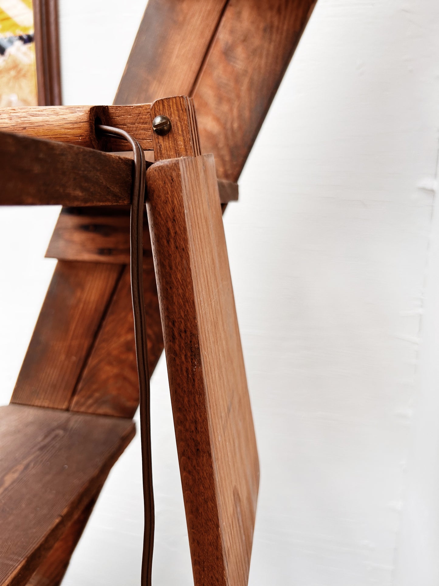 Handmade Articulating Wood Lamp