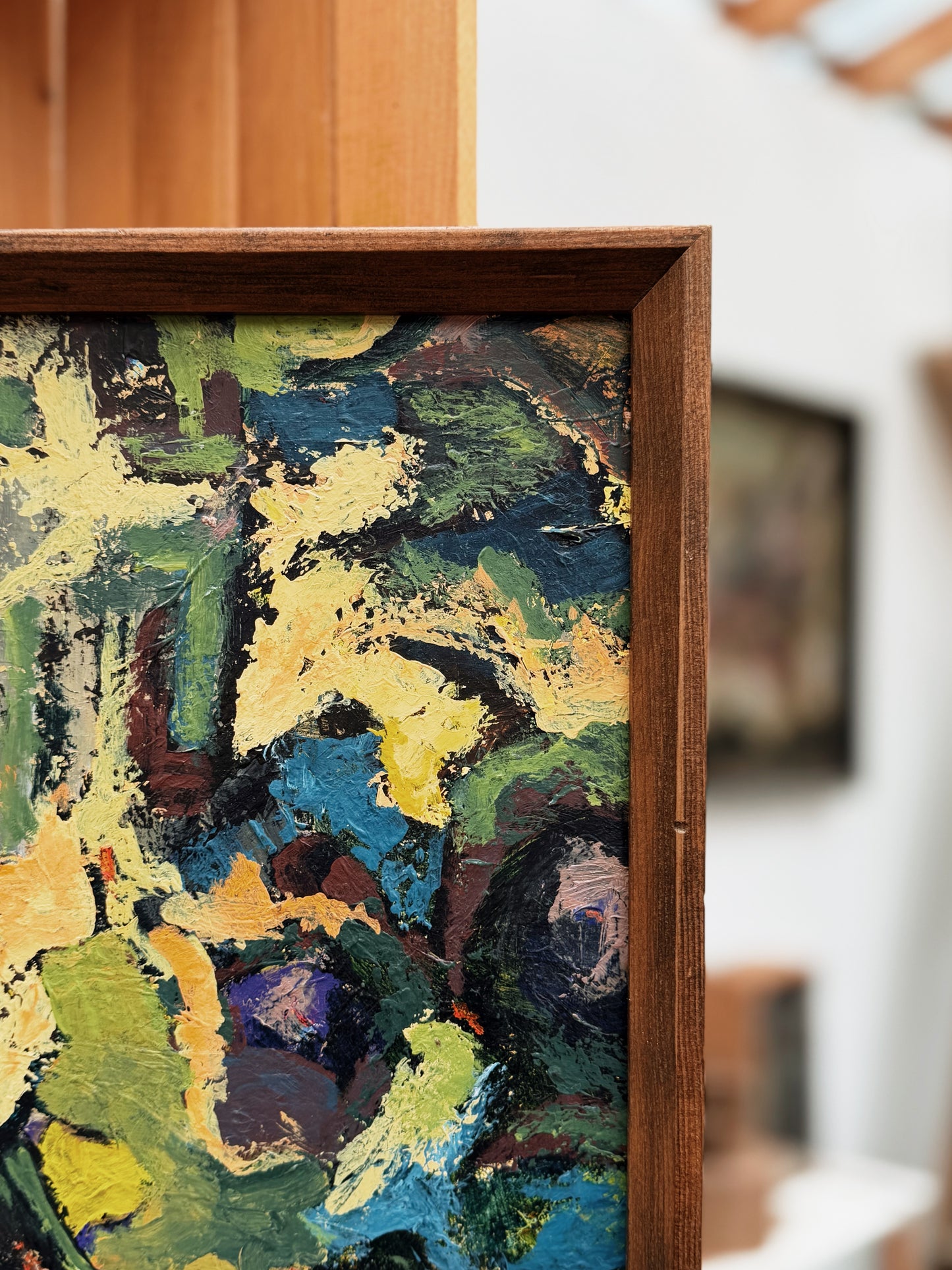Vintage Abstract Expressionist Painting