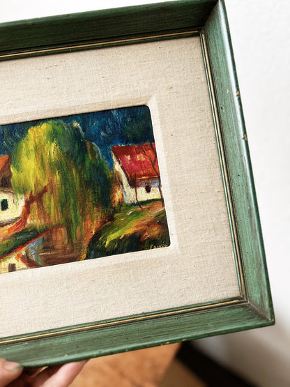 Vintage Landscape Oil Painting