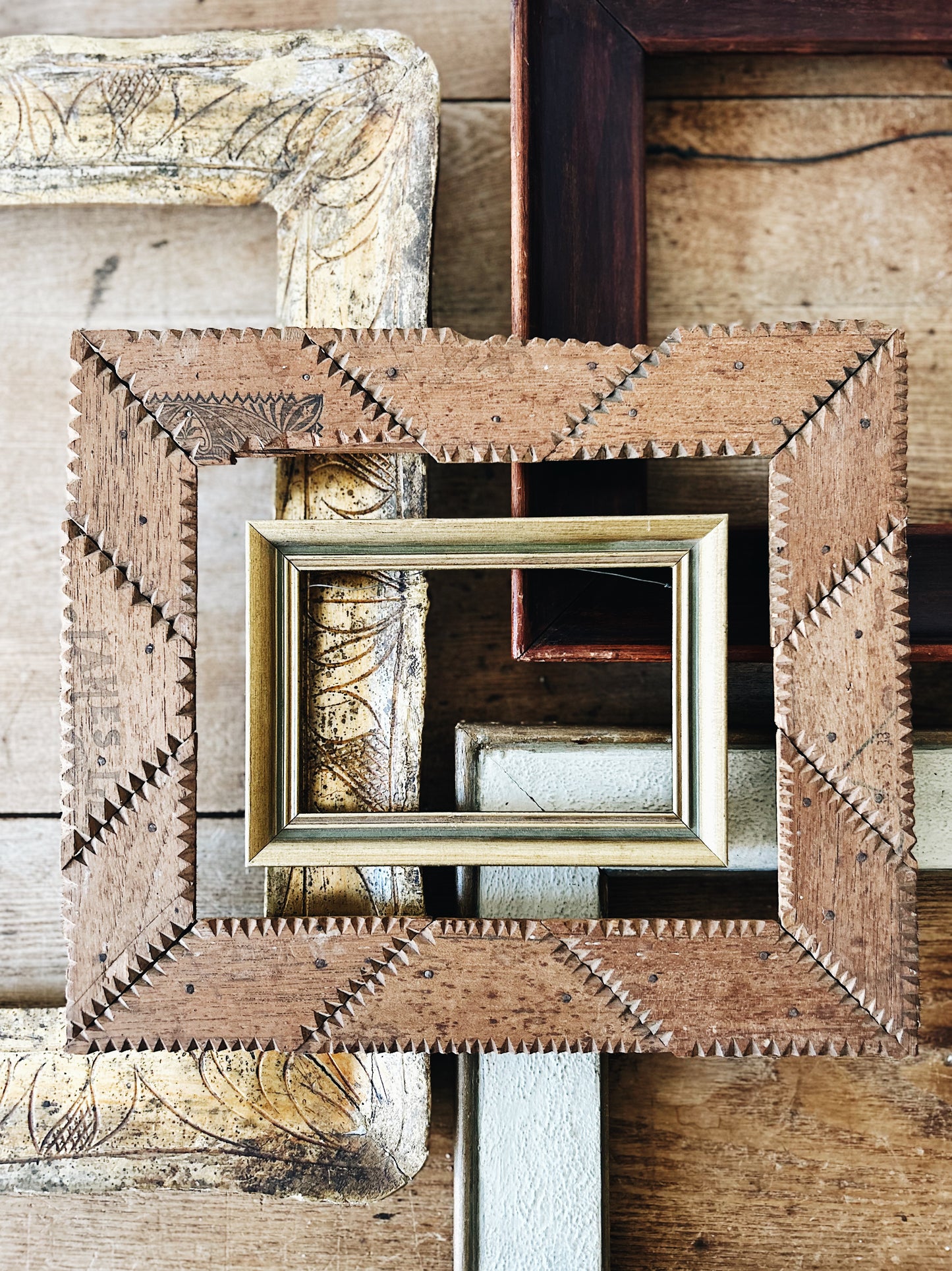 Antique Wood Frame