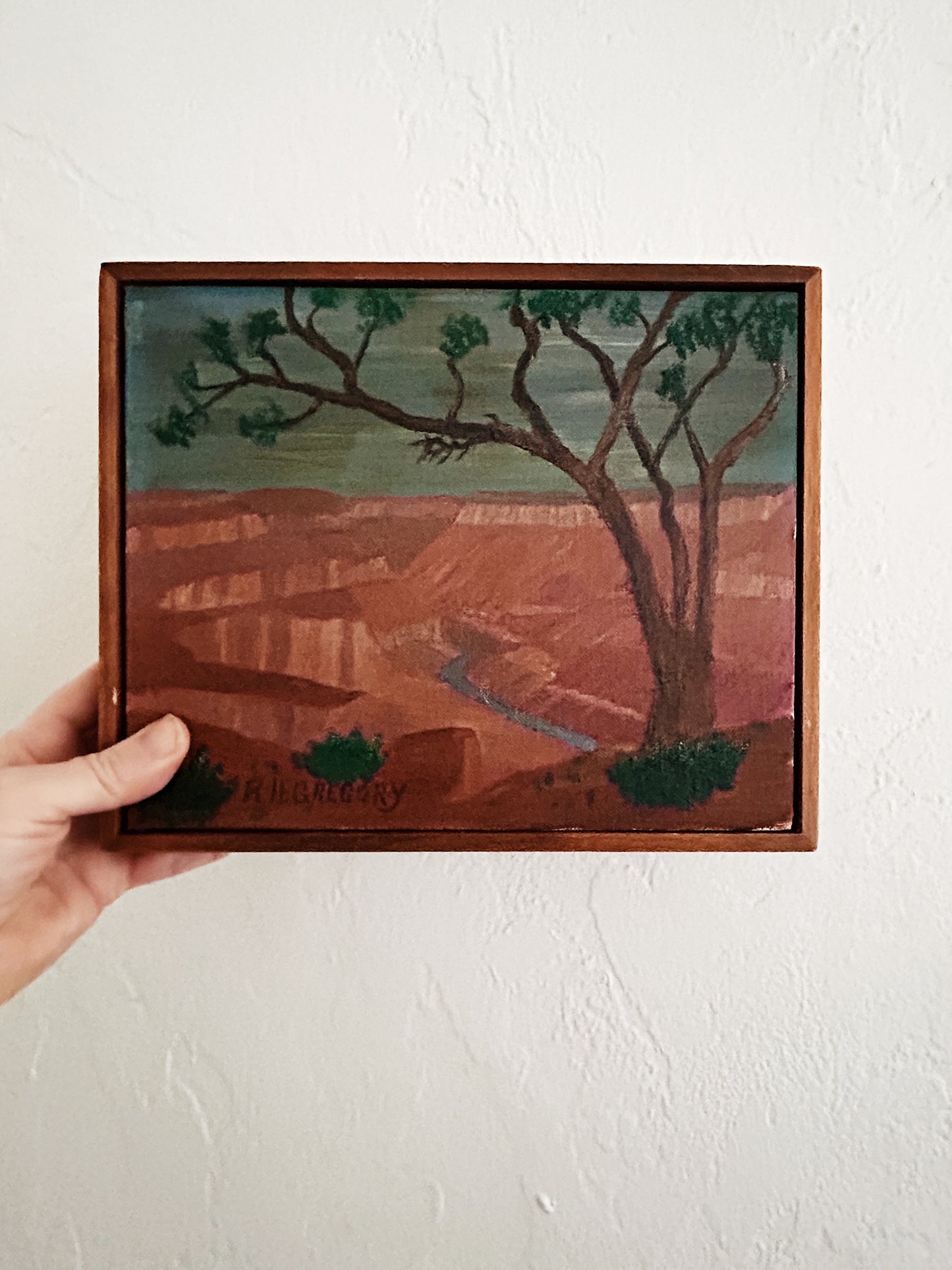 Vintage Framed Landscape