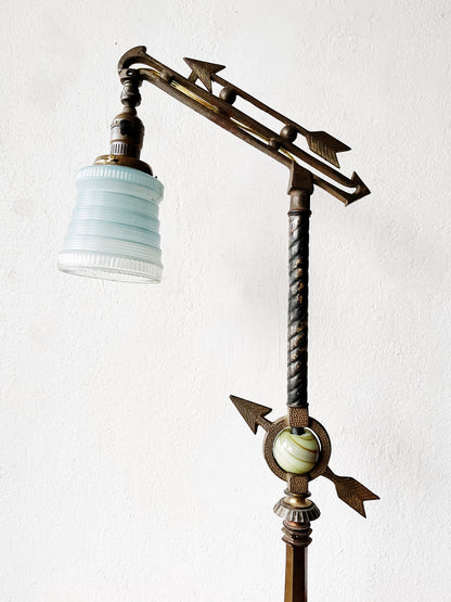 Art Deco Bridge Arm Lamp