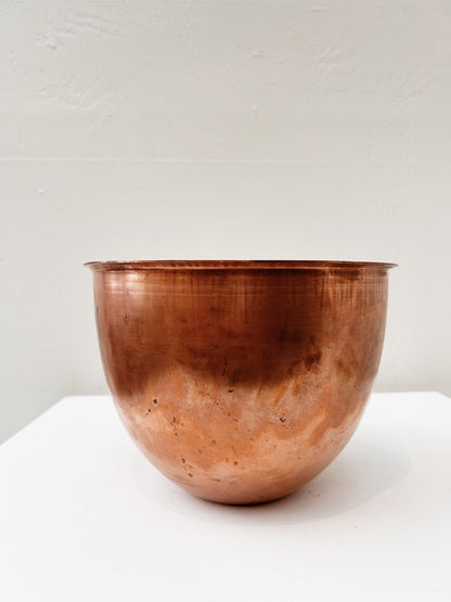 Vintage Solid Copper Bowl