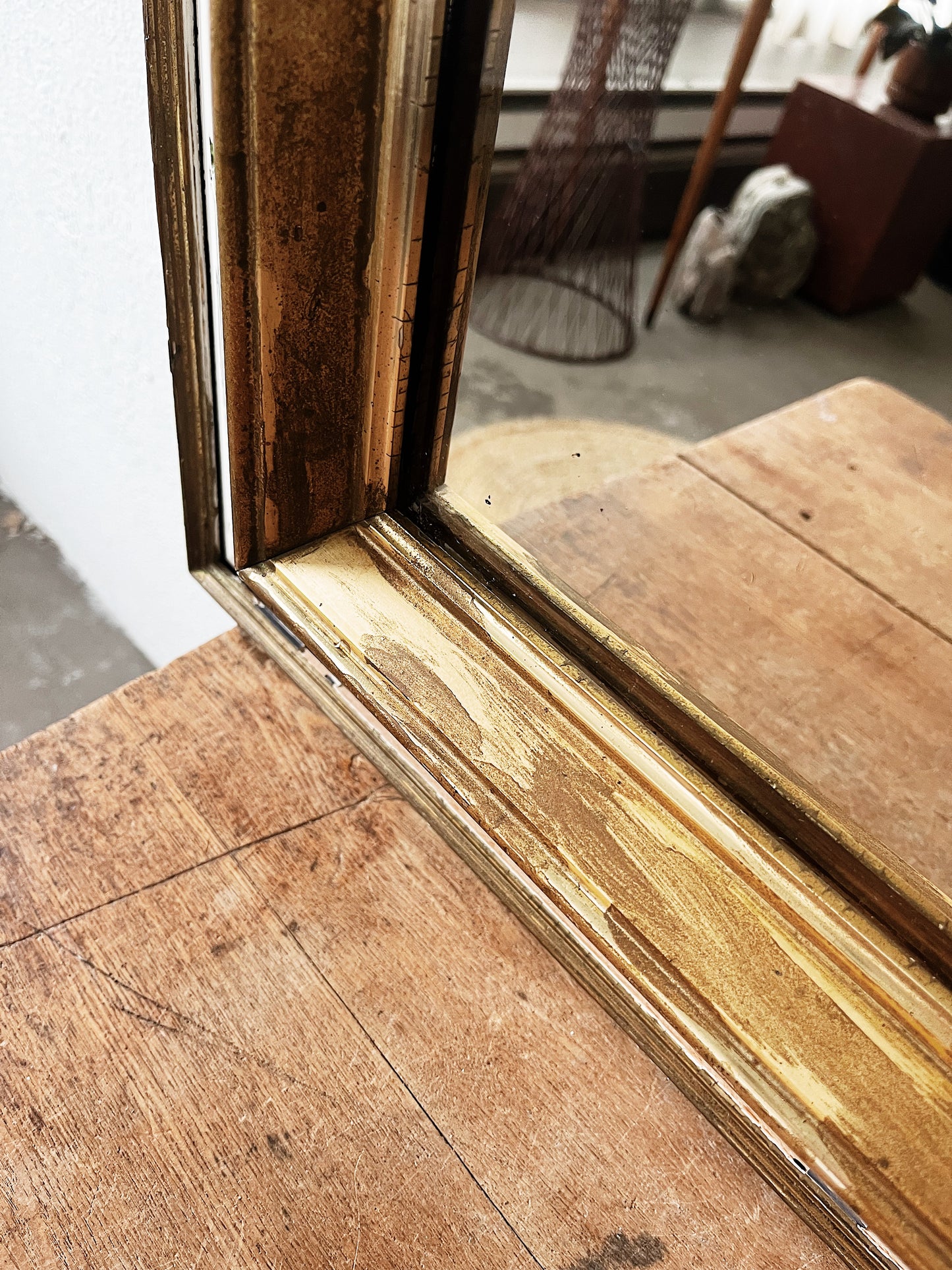 Handpainted Vintage Mirror