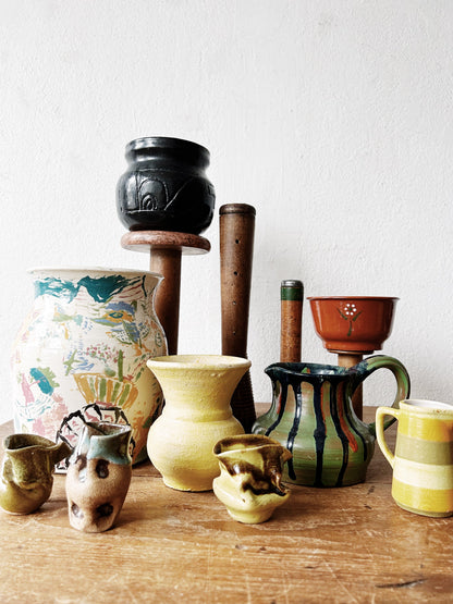 Antique Wooden Spool Collection