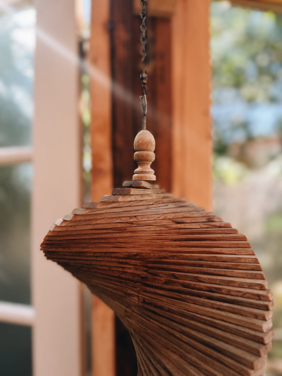 Vintage Spinning Wood Whirligig