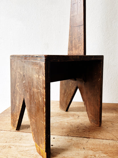 Primitive Shaker Milking Stool