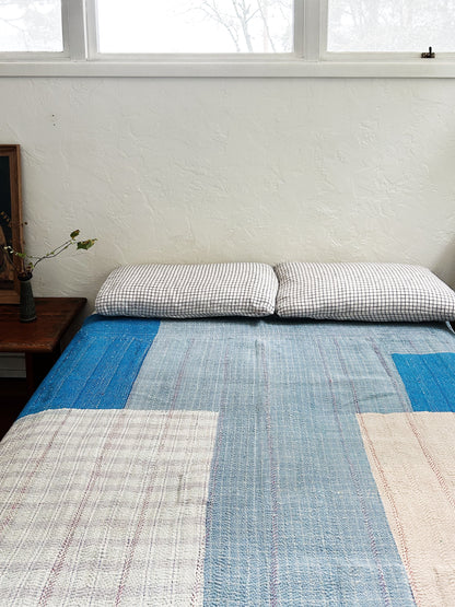 Vintage Large Patch Kantha Quilt