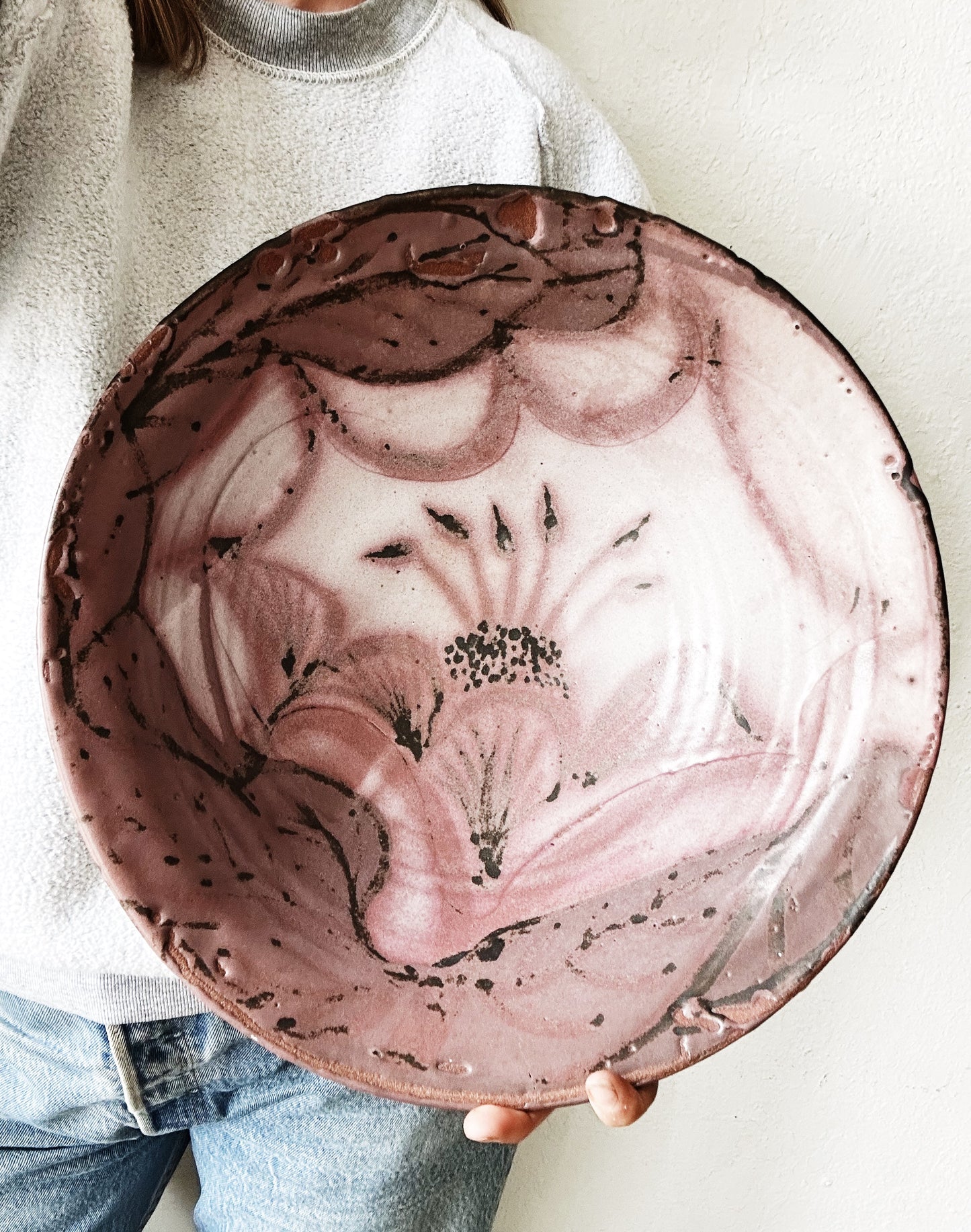 Large Handmade Pottery Bowl