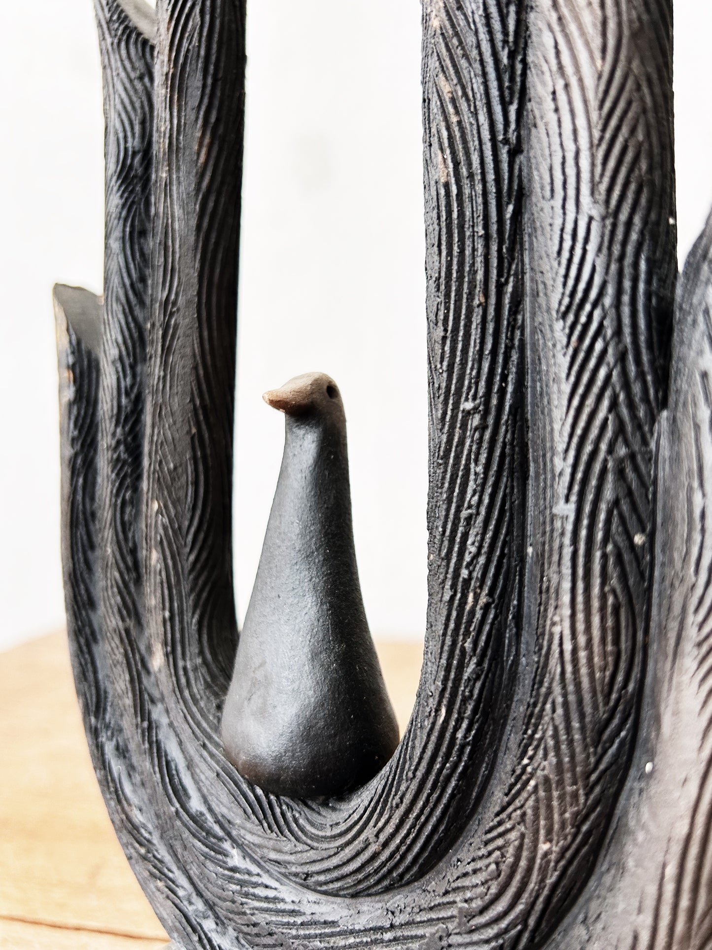 Vintage Ceramic Folk Art Sculpture