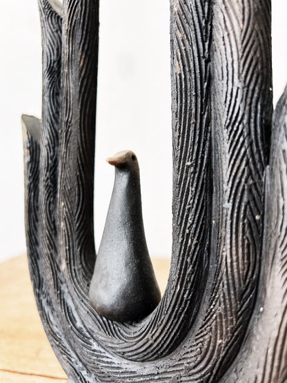 Vintage Ceramic Folk Art Sculpture