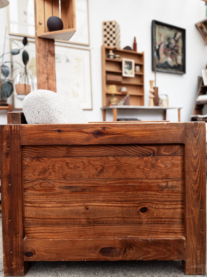 Vintage Wooden Arm Chair