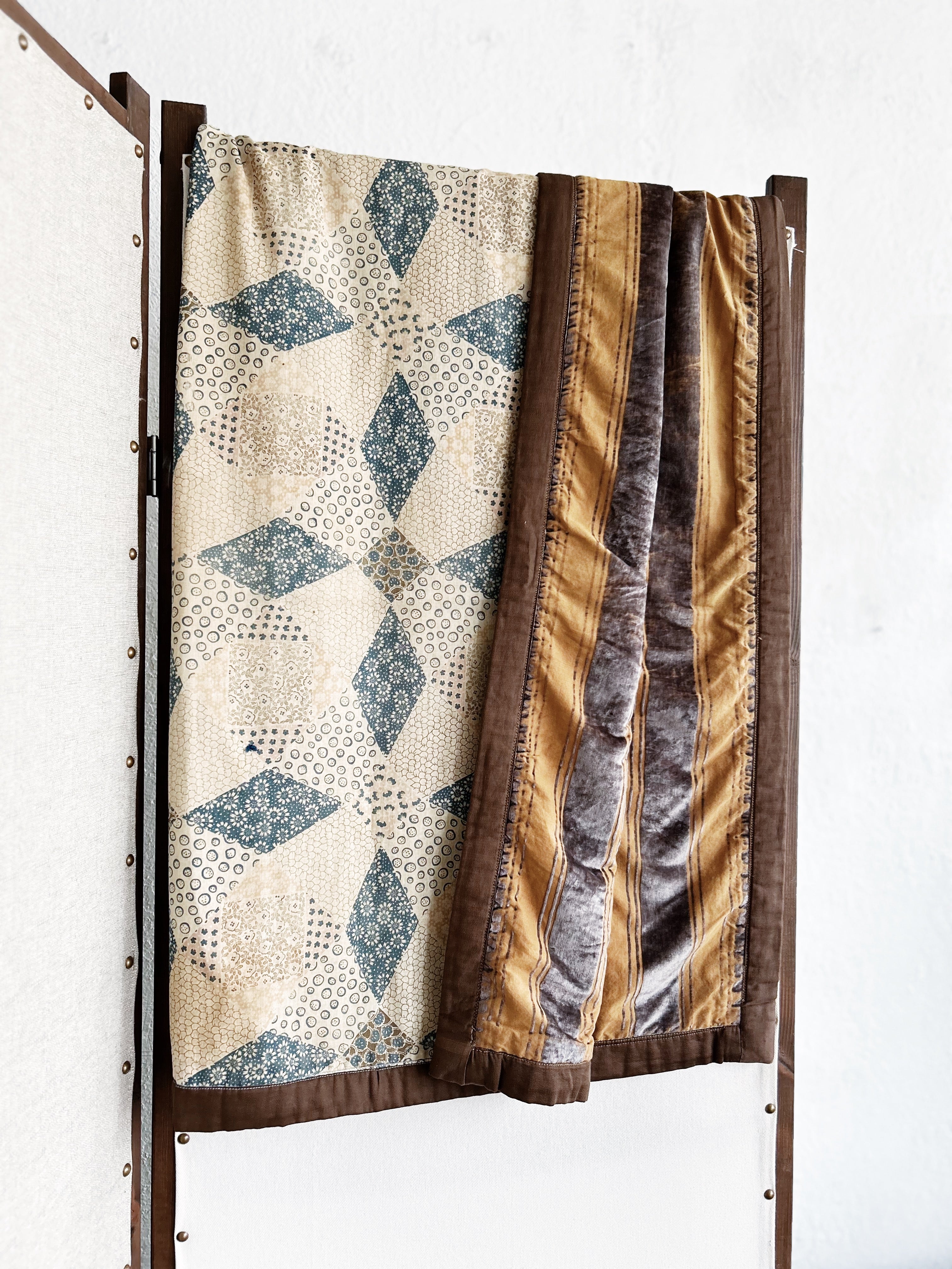 Antique Silk Quilt - Thumbnail 2