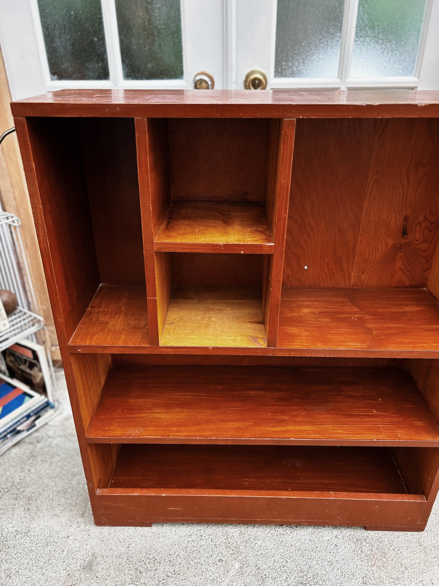 Vintage Handmade Cubby Shelf